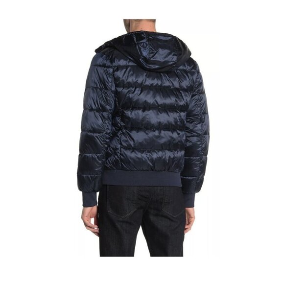 Slate & Stone Hooded Navy‎ Down Jacket Size L - Picture 3 of 12